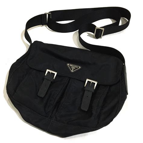 prada silver leather bag|Prada vintage nylon bag.